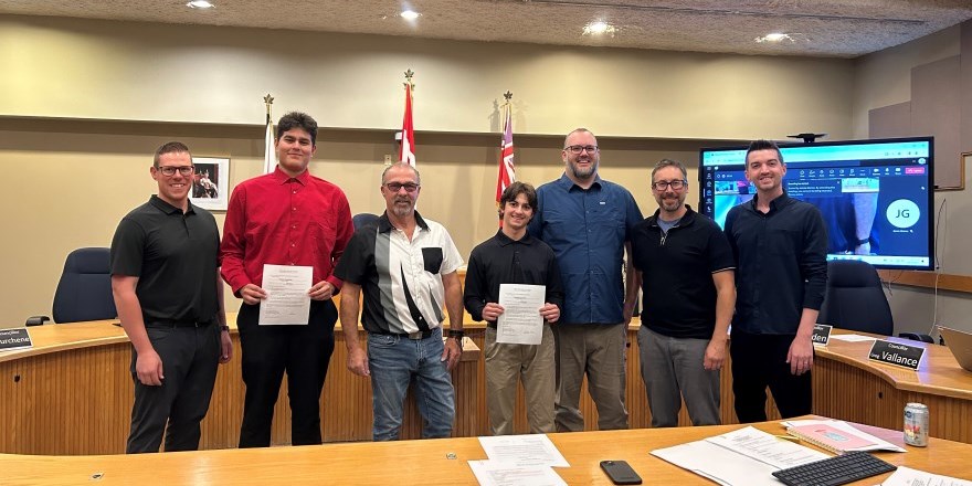 Councillor's standing in Council Chambers