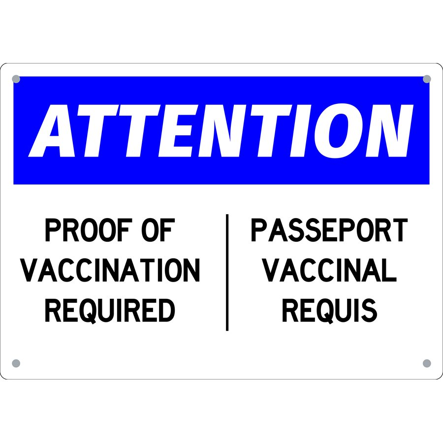 Municipal Proof of Vaccine Requirements