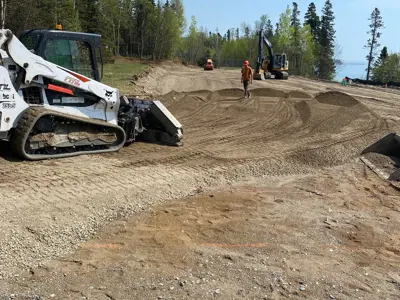 leveling the ground