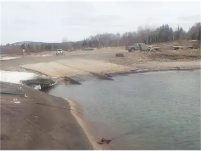 Boat launch ramp